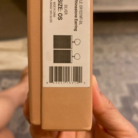 Authentic Cult Gaia Farah Rhinestone Earring - Silver - Picture 8 of 8